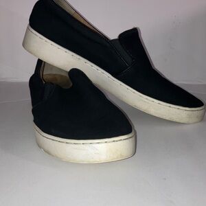 Vionic Black and White Loafers